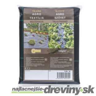 Agrotextília  tkaná PPHA 1,6 x 5 m, 100 g/m2