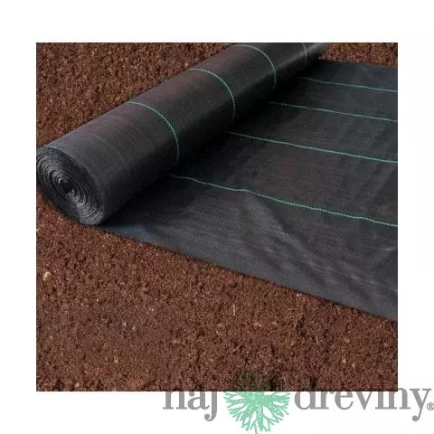 Agrotkanina-tkaná textilia čierna 100g/m2, 1m bežný z rolky šírka 1,05 m