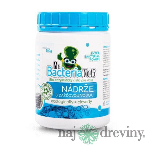 Aktivátor Mr.Bacteria No.15, do nádrže s dažďovou vodou, 500 g
