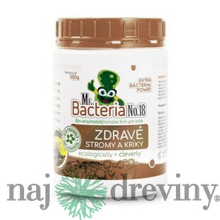 Aktivátor Mr.Bacteria No.18, živiny pre zdravé stromy a kríky, 500g