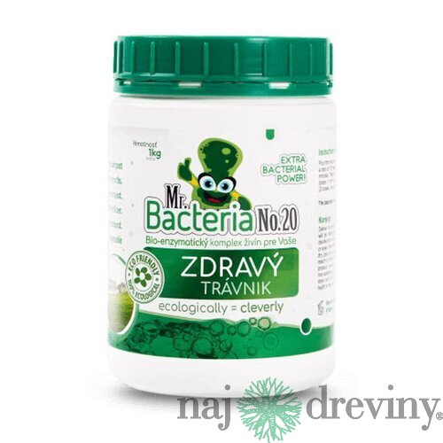 Aktivátor Mr.Bacteria No.20, živiny pre zdravý trávnik, 1000g