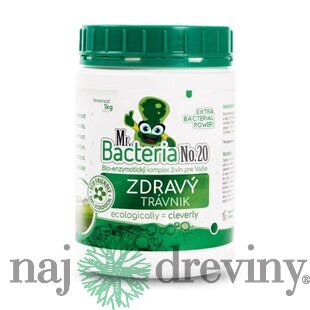 Aktivátor Mr.Bacteria No.20, živiny pre zdravý trávnik, 1000g