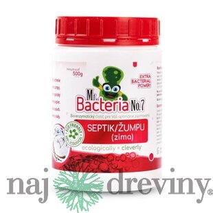 Aktivátor Mr.Bacteria No.7, zazimovač pre septik/žumpu, 500g