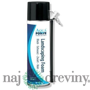 AquaForte montážna pena čierna 500 ml / 12ks-kart.