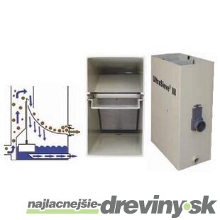 Aquaforte štrbinový gravitačný filter Ultra sieve III 300 s tromi vpusťami