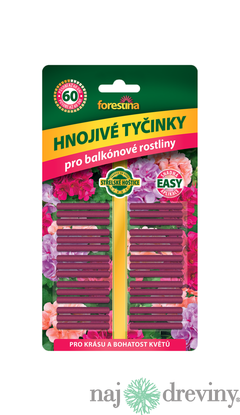 Balkónové tyčinky 30ks forestina