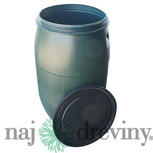 Barel Pannon Rainbarel 120 lit. 395 mm, závit, zelený sud na dažďovú vodu, HDPE