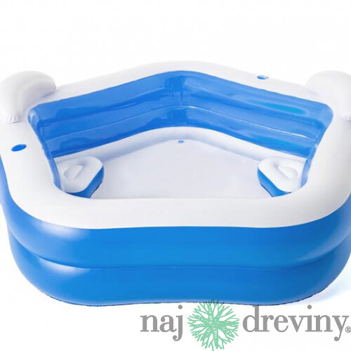 Bazén Bestway® 54153 Family Fun, nafukovací, 2,13x2,06x0,69 m