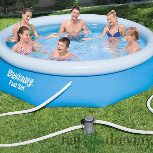 Bazén Bestway® 57270, nafukovací, filter, pumpa, 3,05x0,76 m