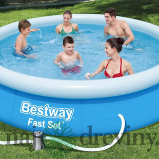 Bazén Bestway® 57274, nafukovací, filter, pumpa, 3,66x0,76 m
