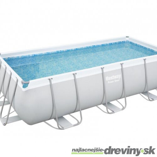 Bazén Bestway® Power Steel™, 56442, piesková filtrácia, rebrík, dávkovač, 4,04x2,01x1,00 m