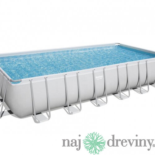 Bazén Bestway® Power Steel™, 56475, piesková filtrácia, rebrík, dávkovač, plachta, 7,32x3,66x1,32 m