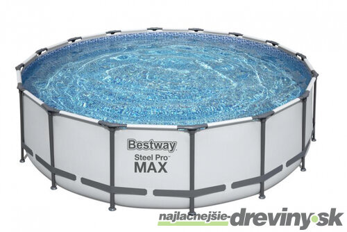 Bazén Bestway® Steel Pro MAX, 5612Z, filter, pumpa, rebrík, plachta, 4,88x1,22 m