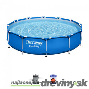 Bazén Bestway® Steel Pro™, 56681, pumpa, 3,66x0,76 m