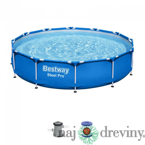 Bazén Bestway® Steel Pro™, 56681, pumpa, 3,66x0,76 m