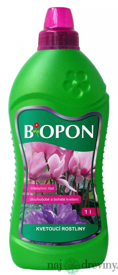 Biopon hnojivo na kvitnúce rastliny 1 l
