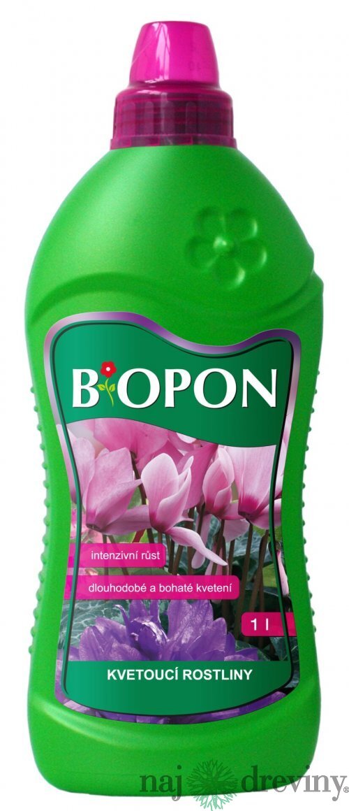 Biopon hnojivo na kvitnúce rastliny 1 l