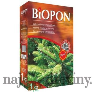Biopon Jesenné hnojivo na ihličnany 1 kg