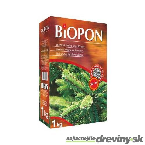 Biopon Jesenné hnojivo na ihličnany 1 kg