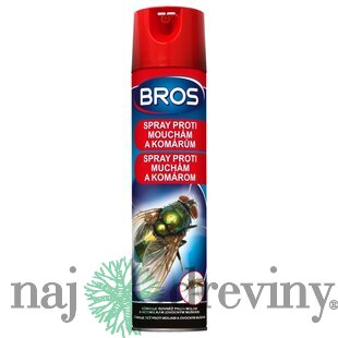 BROS SPREJ PROTI MUCHÁM A KOMÁROM aerosol 400ml