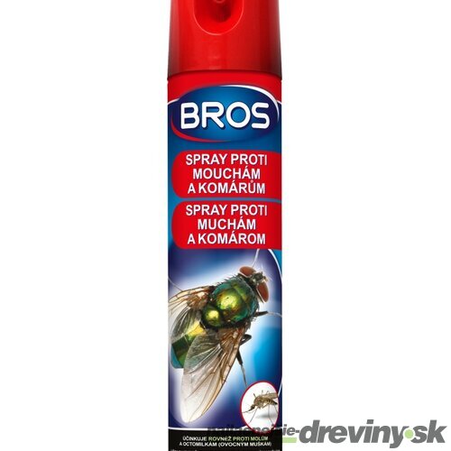 BROS SPREJ PROTI MUCHÁM A KOMÁROM aerosol 400ml