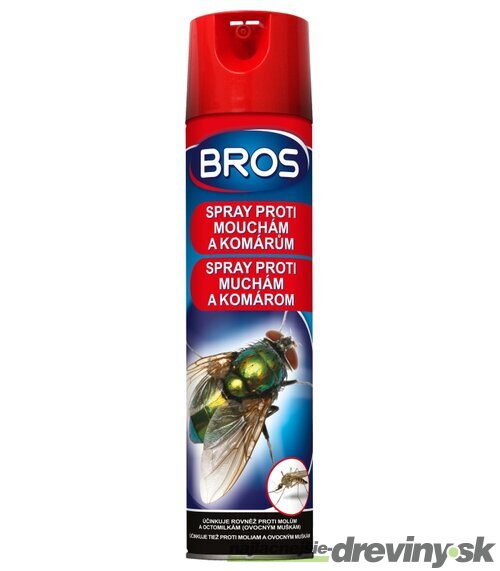 BROS SPREJ PROTI MUCHÁM A KOMÁROM aerosol 400ml