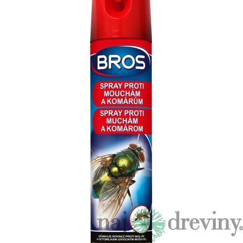 BROS SPREJ PROTI MUCHÁM A KOMÁROM aerosol 400ml