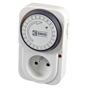 Časovač EMOS TS-MD3, mechanická spínacia zásuvka, 230 V, max. 3680 W