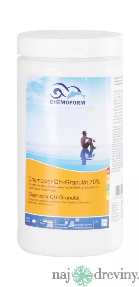 Chlór Chemoform 0401, Super šok 70%, nestabilizovaný, 1 kg