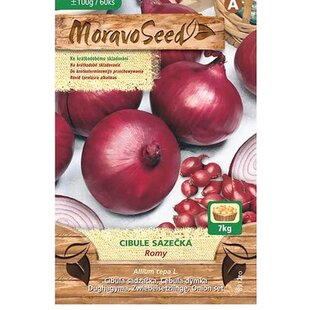 Cibuľa sadzačka ROMY červená karta 100g, 8-16mm