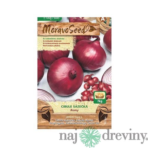 Cibuľa sadzačka ROMY červená karta 100g, 8-16mm