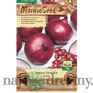 Cibuľa sadzačka ROMY červená karta 100g, 8-16mm