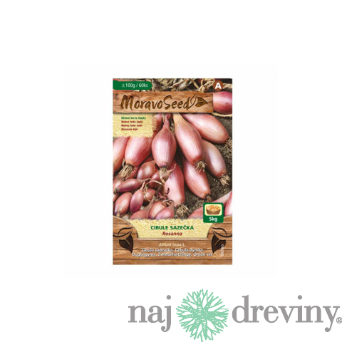 Cibuľa sadzačka ROSANNA ružová karta 100g, 8-16mm