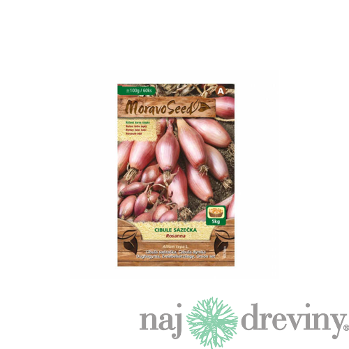 Cibuľa sadzačka ROSANNA ružová karta 100g, 8-16mm