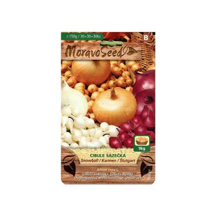 Cibuľa sadzačka SNOWBALL+KARMEN+ŠTUTGART 150g, 8-16 mm