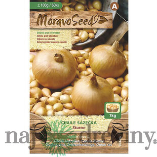 Cibuľa sadzačka STURON žltá karta 100g, 8-16mm