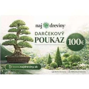 Darčeková poukážka 100€