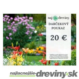 Darčeková poukážka 20€