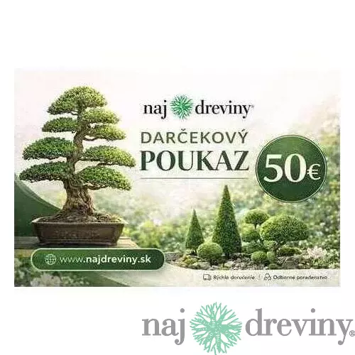 Darčeková poukážka 50€