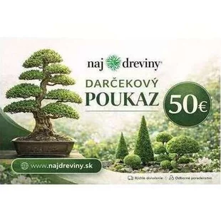 Darčeková poukážka 50€