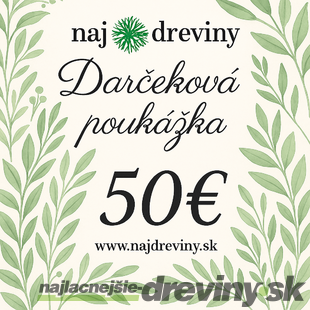 Darčeková poukážka 50€