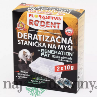 DERATIZAČNÁ STANIČKA pre myši + Generation Pat 2x10g