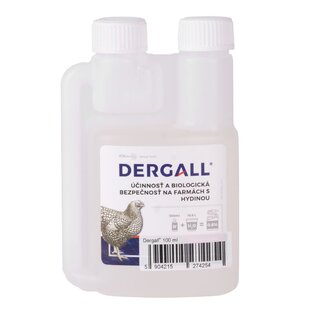 DERGALL® 100 ml, prostriedok proti parazitom, na hydinu
