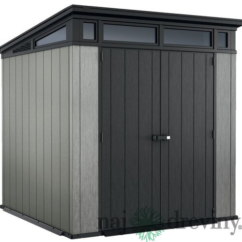 Domček Keter® ARTISAN DUOTECH™antracit/sivá, záhradný, 214x218x226 cm, UV