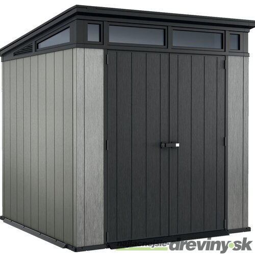 Domček Keter® ARTISAN DUOTECH™antracit/sivá, záhradný, 214x218x226 cm, UV