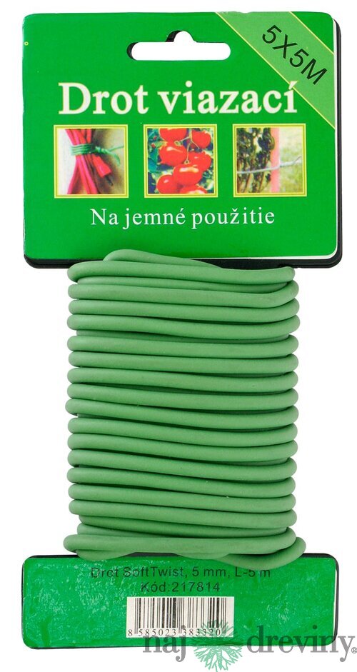Drôt SoftTwist, 5 mm, L-5 m, viazací, záhradný