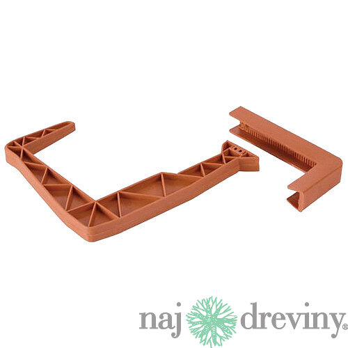 Držiak IWWS HANGPLAST 200/250 mm, na kvetináče, Terakota, plast