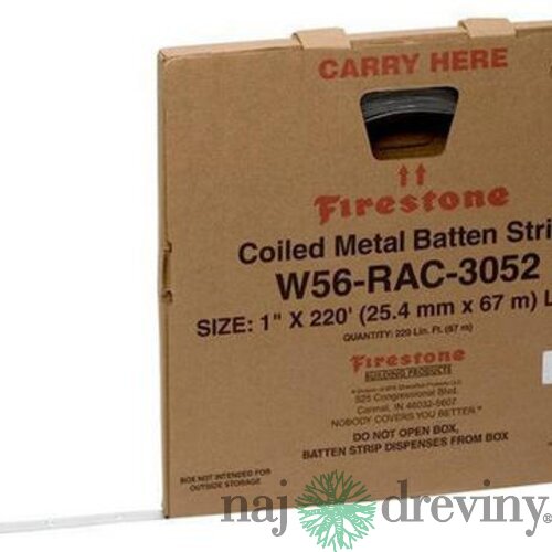 Firestone páska Coiled Metal Batten Cover strip 67,05 m
