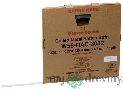 Firestone páska Coiled Metal Batten Cover strip 67,05 m