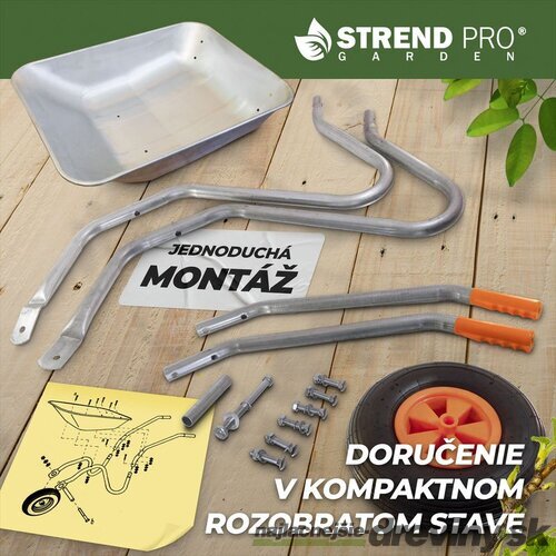 Fúrik EcoLoad, pozinkovaný, korba 65 lit., (demont)